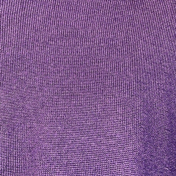 Duemme Maglieria Purple Zip Front Wool Silk Cashmere Blend Sweater Cardigan 58 - Picture 10 of 16